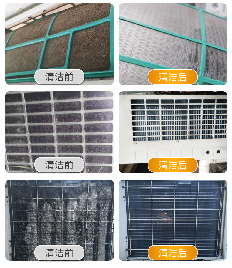 中央空调清洗剂使用效果